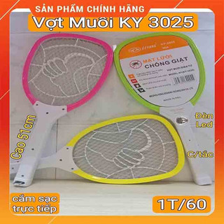 Vợt muỗi điện mặt lưới chống giật KEYANG cao cấp bền bỉ tiện dụng