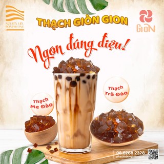 Thạch Me Đào giòn GION topping pha chế tiện lợi không cần nấu