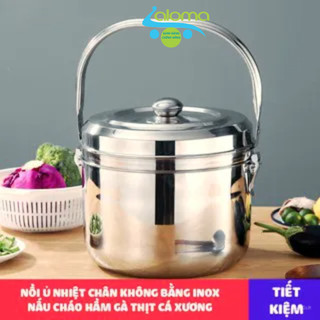 Nồi ủ nhiệt chân không 7l, nồi đế gang đa năng Thermal Cooker BG-304 dùng cho tất cả loại bếp