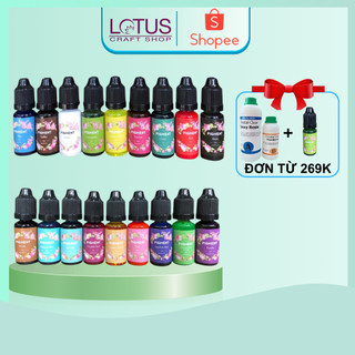 Màu Pha Resin 10ml màu Trong Chuyên Làm Resin Handmade