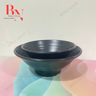 Tô Nhựa Melamine Bún Phở Nhám Đen