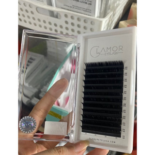  Mi Glamor lông chồn 0.07 khay trắng – Độ cong CC L J size 8–18mm mềm mịn bám keo tốt 