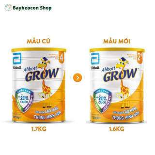 [Date mới] Sữa Abbott Grow 2+ Giúp trẻ thông minh, cao lớn lon 1.6Kg