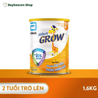 [Date mới] Sữa Abbott Grow 2+ Giúp trẻ thông minh, cao lớn lon 1.6Kg