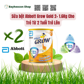 Combo 2 lon Sữa Abbott Grow 2+ Giúp trẻ thông minh, cao lớn lon 1.6Kg
