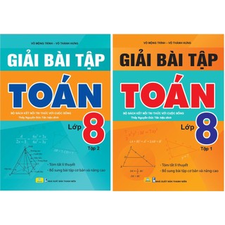 Sách - combo 2 cuốn giải bài tập toán 8 - bộ sách kết nối tri thức với cuộc sống - ndbooks