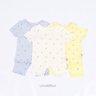 Lime&Blue bộ đồ hoa Hàn Quốc cho bé