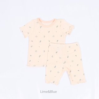 Lime&Blue bộ đồ hoa Hàn Quốc cho bé