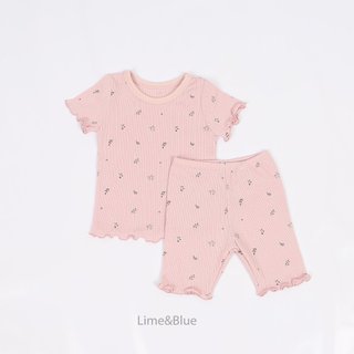 Lime&Blue bộ đồ hoa Hàn Quốc cho bé
