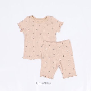 Lime&Blue bộ đồ hoa Hàn Quốc cho bé
