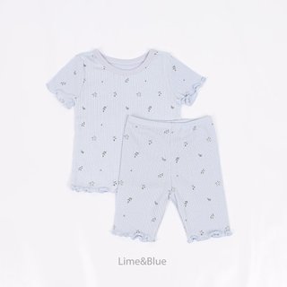 Lime&Blue bộ đồ hoa Hàn Quốc cho bé