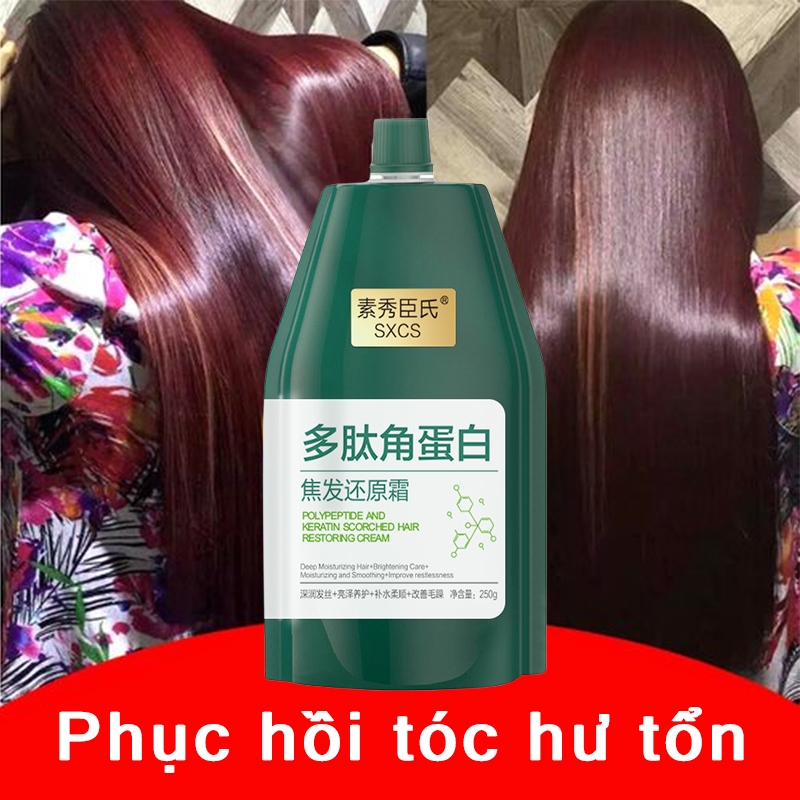 kem ủ tóc Dầu xả Tóc dưỡng tóc Dầu xả chứa collagen dưỡng ẩm Phục Hồi Tóc Hư Tổn Ngăn Ngừa Rụng Tóc 