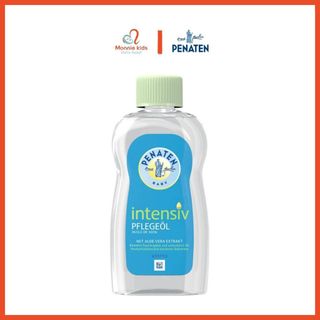 Tinh dầu massage Penaten Intensiv lô hội 200ml cho bé 0m+, dầu mát xa trẻ em an toàn - Monnie Kids