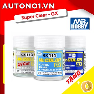 Sơn mô hình phủ bóng - mờ siêu mịn lacquer 18ml gx112 - gx113 - gx114 mr.hobby – mr.color
