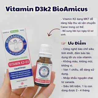 Men vi sinh Bioamicus Complete 10 chủng Canada - Lọ 10ml