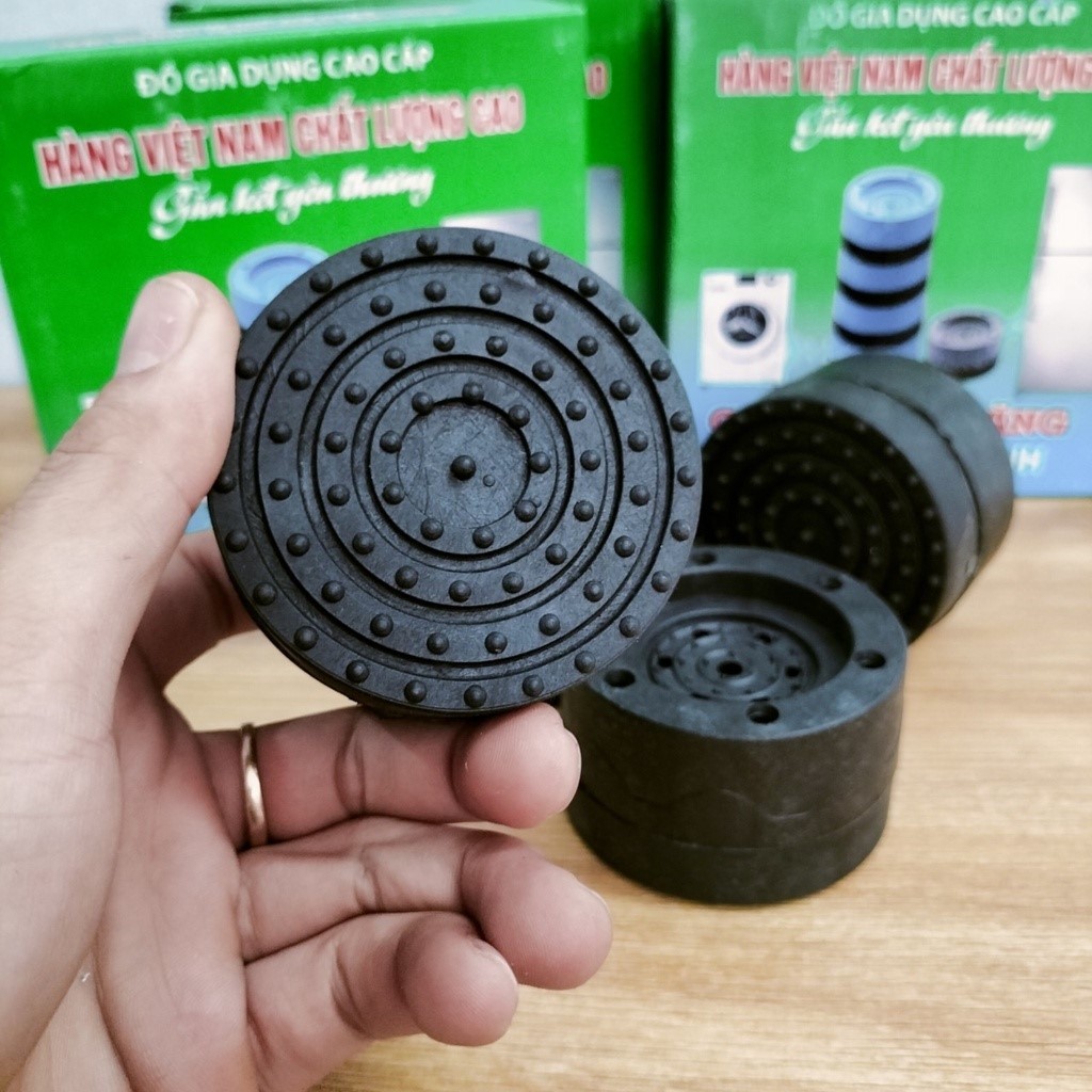 Bộ 4 Chân Đế Đỡ Máy Giặt Tủ Lạnh Giảm Tiếng Động Giữ Thiết Bị Ổn Định