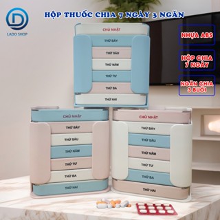 Hộp đựng thuốc chia thuốc 7 ngày 3 buổi LH-2037 nhựa abs cao cấp