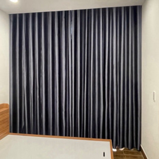  Rèm Cửa Sổ Rèm Cửa Chính Màu Xám Đen Chống Nắng Tốt Nhiều Kích Thước Lựa Chọn 