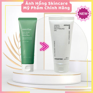 (Mẫu Mới) Tẩy tế bào chết Innisfree Green Barley Gommage Peeling Mask 120Ml