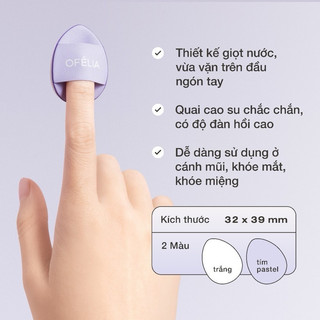 (Gift) SET 02 BÔNG MÚT OFÉLIA MINI PUFF