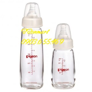 Bình sữa pigeon thủy tinh 120 ml/240ml