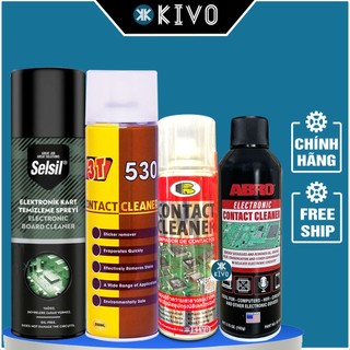 Xịt Vệ Sinh Bo Mạch Điện Abro Electronic Mỹ/ Bosny - Chai Xịt Vệ Sinh Mạch Điện Tử Máy Tính, Màn Hình Tivi Kivo