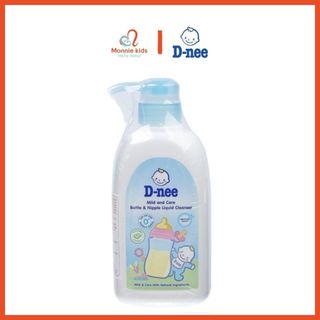 Nước rửa bình sữa cho bé Dnee chai trắng 500ml, nước rửa bình sữa từ thiên nhiên - Monnie Kids