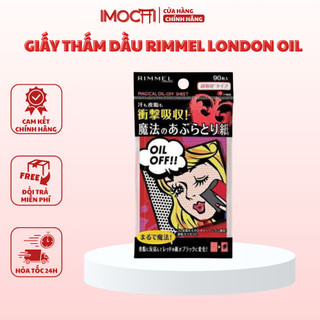 Giấy thấm dầu kiểm soát dầu nhờn ngừa mụn Rimmel London Oil Nhật Bản 90 tờl