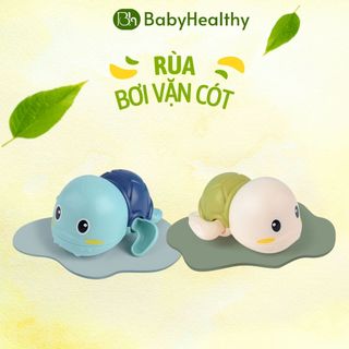 Đồ chơi nhà tắm Rùa con biết bơi, rùa vặn cót