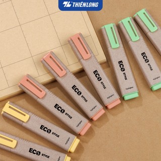 Bút dạ quang màu pastel - Eco Style Highlighter Thiên Long HL-015/ECO - Không mất nét khi photocopy