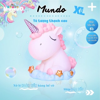 Tô tượng kỳ lân size xl 043,tượng thạch cao anime/manga, tượng tô màu mundo