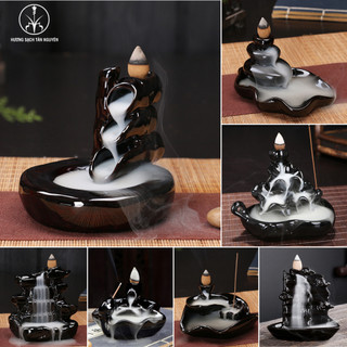 [TẶNG NỤ TRẦM] Thác khói trầm hương Tân Nguyên, thác trầm hương, thác bằng gốm sứ cao cấp