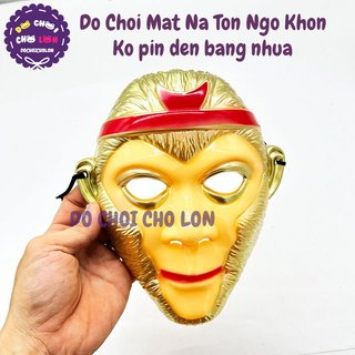 Đồ chơi mặt nạ Tôn Ngộ Không Tề Thiên bằng nhựa không pin đèn 680-13