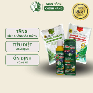 Combo phân tăng kích kháng cây trồng, tiêu diệt mầm bệnh, ổn định vùng rễ _ KIEU FARM