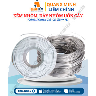 Kẽm Nhôm Uốn Cây, Dây Nhôm Uốn Cây Cảnh Bonsai Có Chỉ/Không Chỉ (2L, 2L5 → 8LY) - [BÁN TỪ 100GRAM]