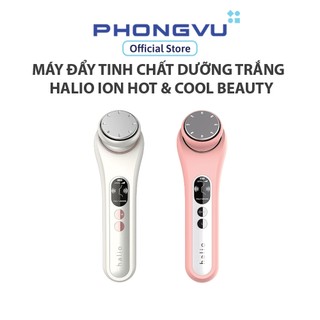 Máy đẩy tinh chất dưỡng trắng nóng lạnh Halio Ion Hot & Cool Beauty Device - Bảo hành 12 tháng