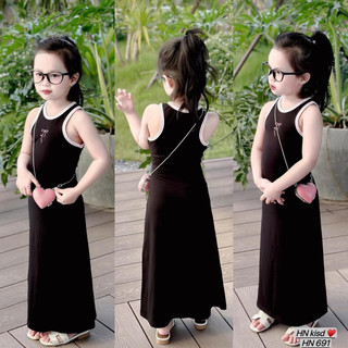 Váy body dáng dài cho bé