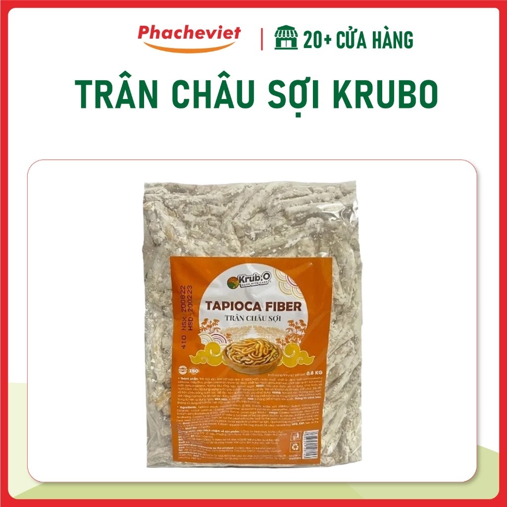 Trân Châu Krubo Sợi [800g] & Hoàng Kim [1kg]