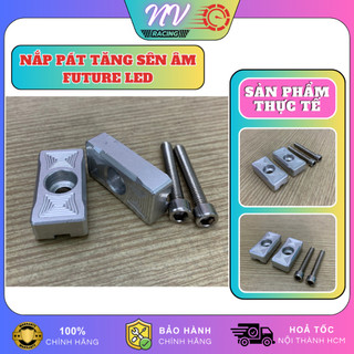 Nắp pát tăng sên âm future led, wave 125i, future 125 2012-2020 kèm ốc 6ly40 hợp kim nhôm cnc