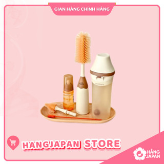 Bộ chổi cọ bình tự động tạo bọt Nice Papa dụng cụ vệ sinh bình sữa cho bé