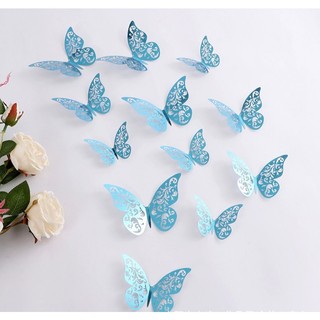 CAM-Set 12 bướm giấy 3D