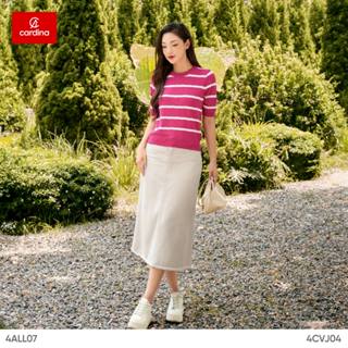 Áo Len Nữ CARDINA Vải Mongtoghi Kẻ Cao Cấp Cổ Tròn Tay Lỡ Màu Đẹp Trẻ Trung Thiết Kế Thanh Lịch Nhẹ Nhàng Dễ Phối 4ALL07