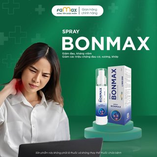 Xịt giảm đau Bonmax Spray lọ 50ml - Hỗ trợ giảm đau nhức