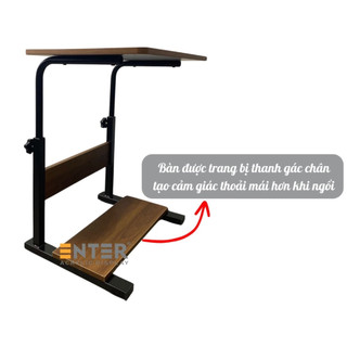 Bàn di động Enter BG105 60x40cm, Bàn nâng hạ đa năng, Bàn gỗ đa chức năng