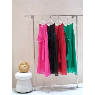 Cotton guu | đầm hoa đậu biết tơ dập