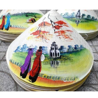  Nón lá vẽ phong cảnh <Hoả tốc> 