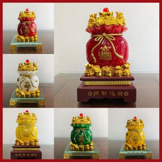 Túi tiền vàng kim bảo tài lộc phong thủy để ban thờ thần tài thổ địa
