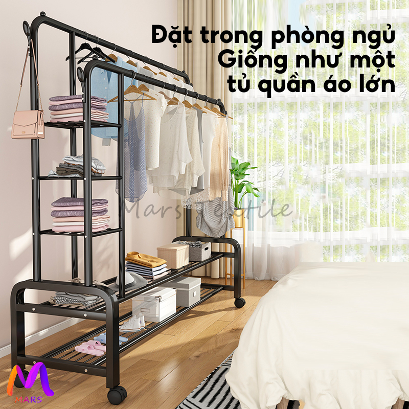 𝑴𝒂𝒓𝒔 sào treo quần áo Có Bánh Xe Kệ Treo Quần Áo Treo Quần Áo Đa Dạng Mẫu Mã Kích Thước Màu Sắc Sắc | BigBuy360 - bigbuy360.vn