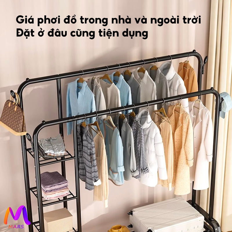 𝑴𝒂𝒓𝒔 sào treo quần áo Có Bánh Xe Kệ Treo Quần Áo Treo Quần Áo Đa Dạng Mẫu Mã Kích Thước Màu Sắc Sắc | BigBuy360 - bigbuy360.vn