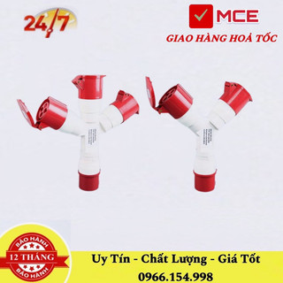 Ổ phích cắm công nghiệp chia2 chia3 16a 32a 3pha 4 chấu